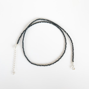 Black Spinel Gemstone Necklace