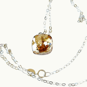 Golden Shadow Swarovski Crystal Pendant