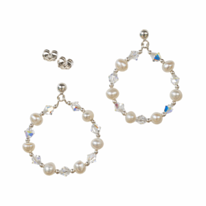 Pearl & Swarovski Crystal Earrings