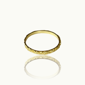 Twirly Engraved Ring