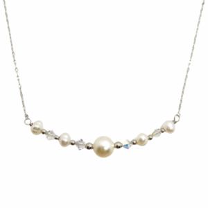 Pearl & Swarovski Crystal Necklace