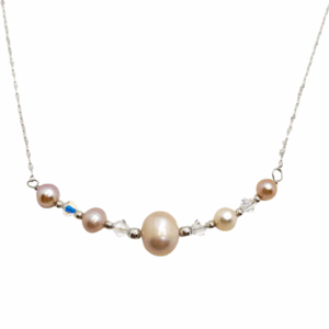 Pearl & Swarovski Crystal Necklace