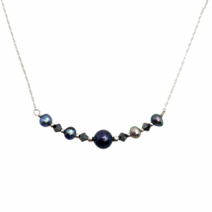 Pearl & Swarovski Crystal Necklace