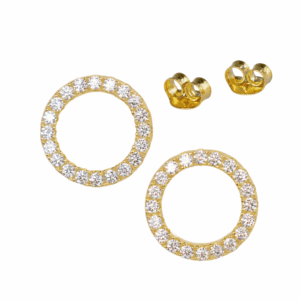 CZ Circle Stud
