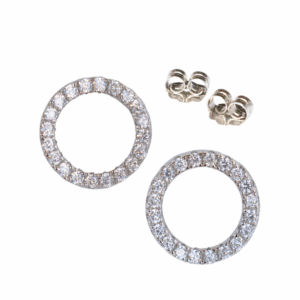 CZ Circle Stud