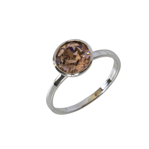 Vintage Rose Swarovski Crystal Ring