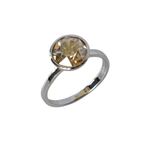 Golden Shadow Swarovski Crystal Ring