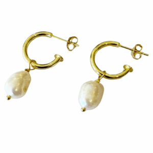 Freshwater Pearl C-shape Stud