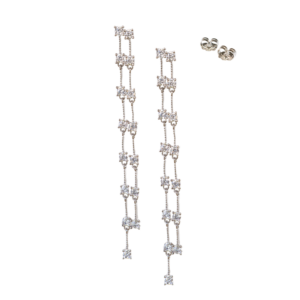 CZ Bridal Stud Earrings