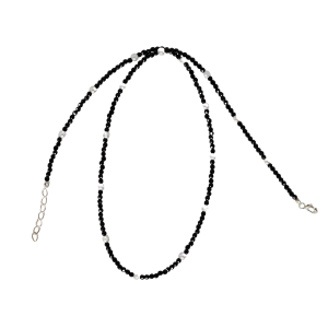 Black & White Beaded Necklace