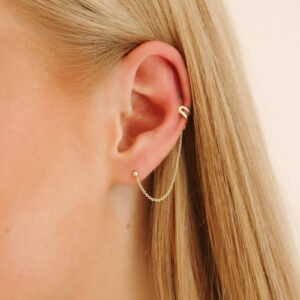 Chain Ear Cuff Stud