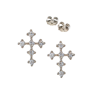 CZ Cross Stud