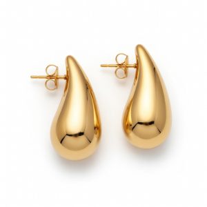 Large Waterdrop Stud Earrings