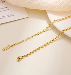 Textured Discs Chain Bracelet