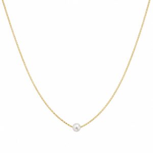4mm Floating Freshwater Pearl Necklace