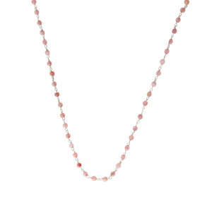 Pink Jade Chalcedony Necklace