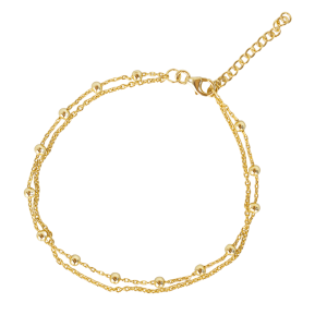 Double Ball Chain Bracelet