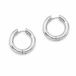 Round Tube Hoop Earrings