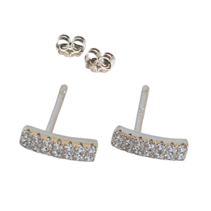 CZ Bar Studs