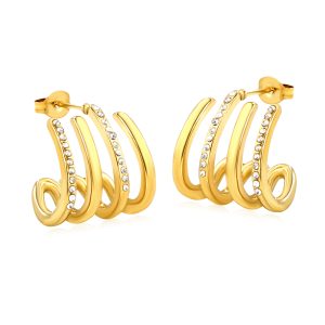 4 In 1 Stud Earrings