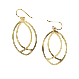 Cut Out Leaf Earrings