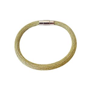 Green Metallic Cord Bangle