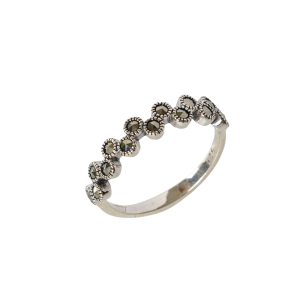 Double Row Marcasite Ring