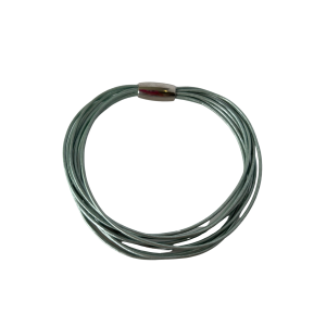 Sea Green Leather Bangle