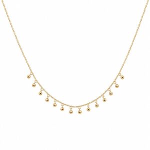 15 Dangling Ball Necklace