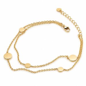 5 Coin Bracelet