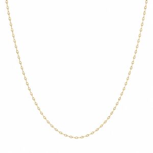 delicate gold chain coffee bean necklace.