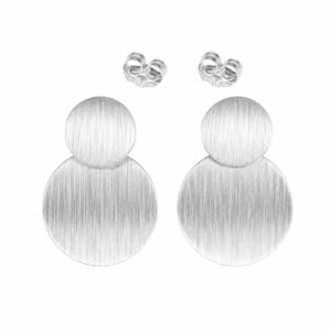 Double Coin Stud Earrings