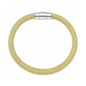 Shiny Green Metallic Cord Bangle