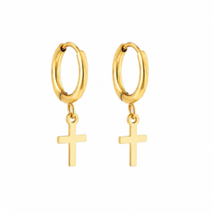 Cross Sleeper Earrings