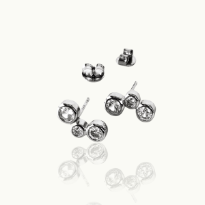 3 CZ Studs