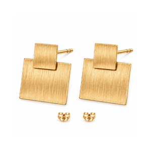 2 Squares Stud Earrings