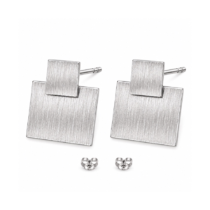 2 Squares Stud Earrings