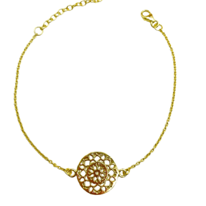 Filigree Disc Bracelet