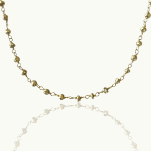 Gold Pirate Gemstone Necklace