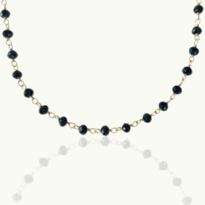 Black Spinel Gemstone Necklace