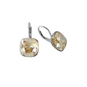 Golden Shadow Swarovski Crystal Earrings