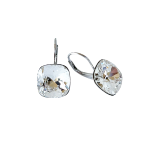Clear Swarovski Crystal Earrings