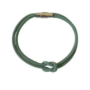 Green Rope Bangle