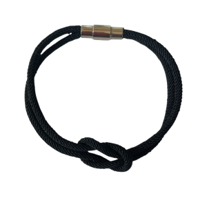Black Rope Bangle