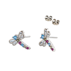 CZ Dragonfly Studs