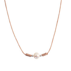 Freshwater Pearl Pink Rope Necklace