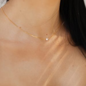 Floating Freshwater Pearl Necklace