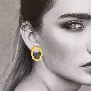 Cut Out Oval Studs