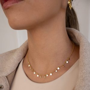 Dangling Coin Necklace