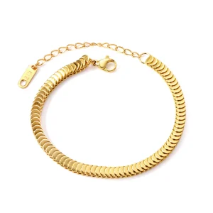 4mm Scale Chain Bracelet